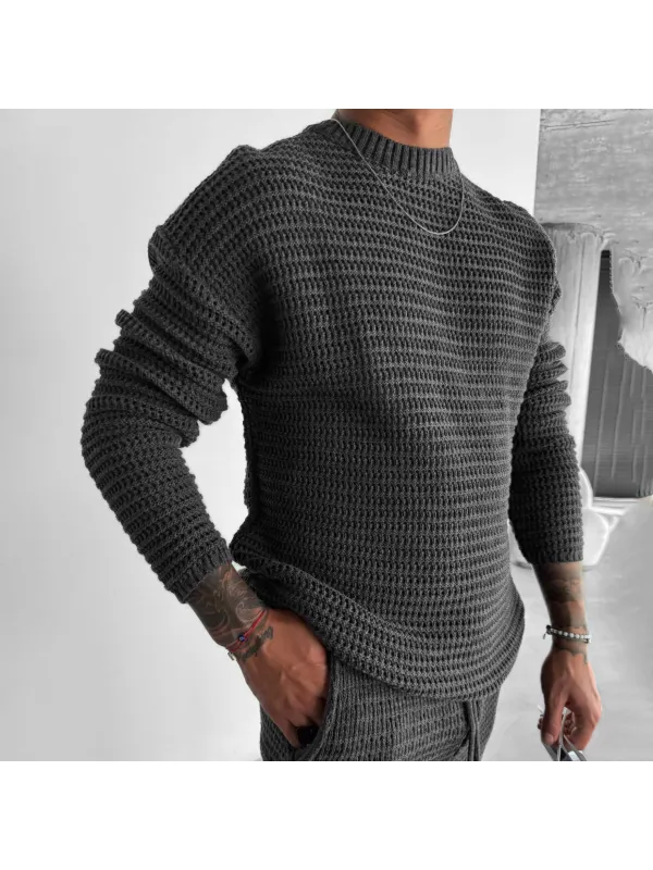Oversize Knit Pullover - Ootdmw.com 