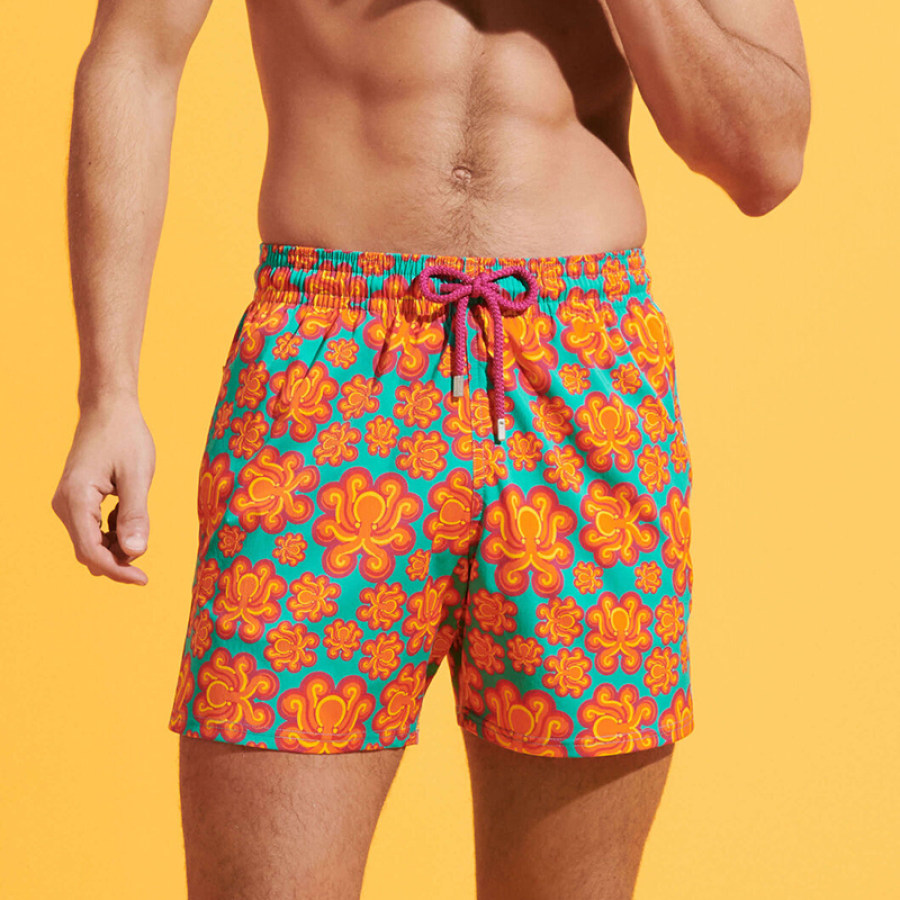 

Мужские эластичные шорты для плавания Poulpes Neon
