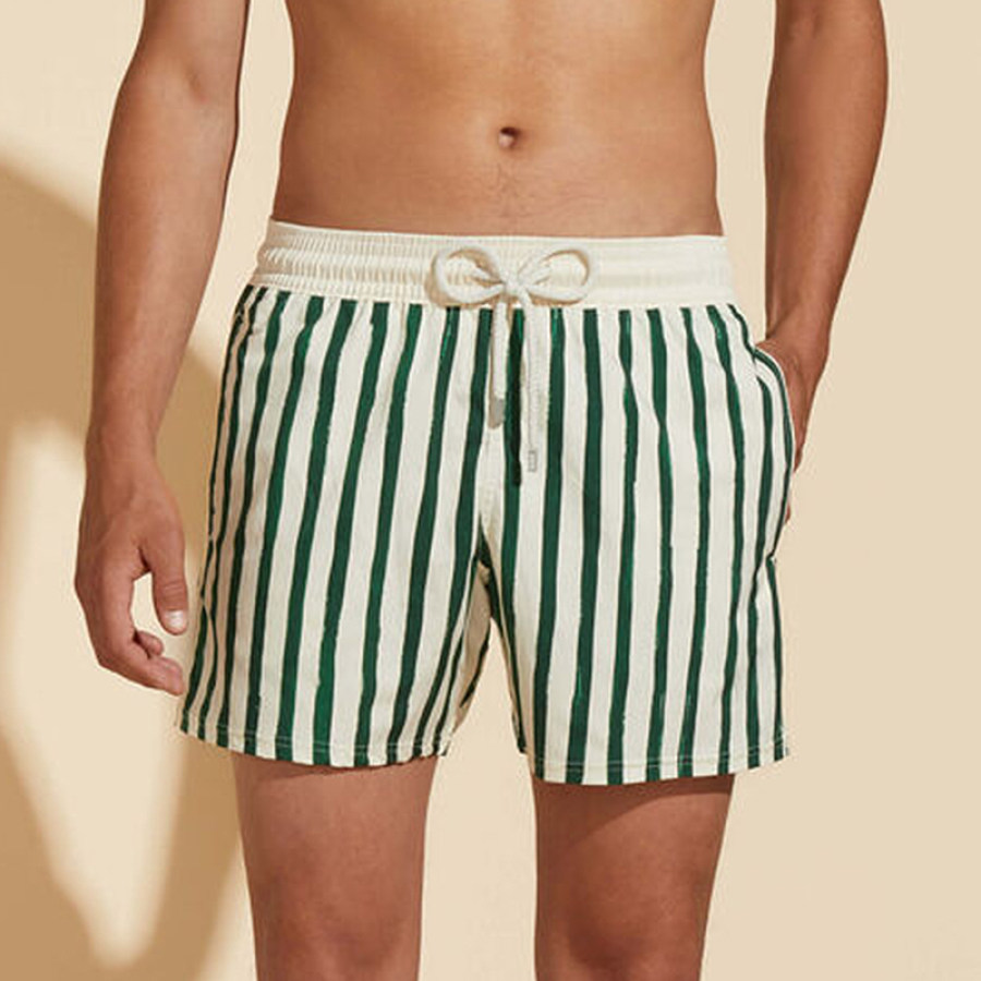 

Herren Stretch-Badeshorts Hs Stripes - Vilebrequin Highsnobiety