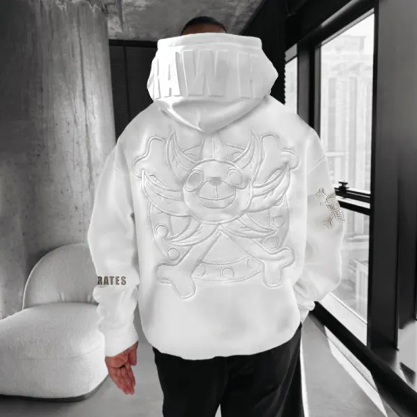 Oversized Printed Hoodie - Cotosen.com