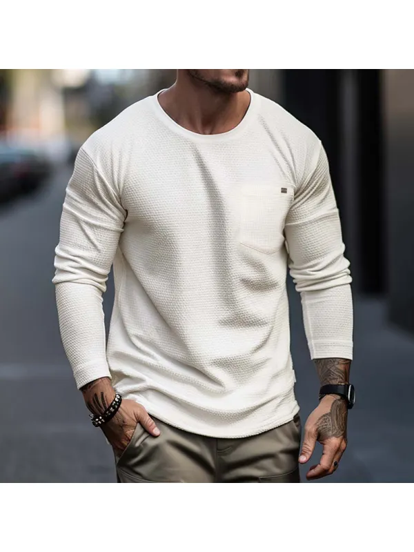 Casual Material Fitness Tight T-shirt - Ootdmw.com 