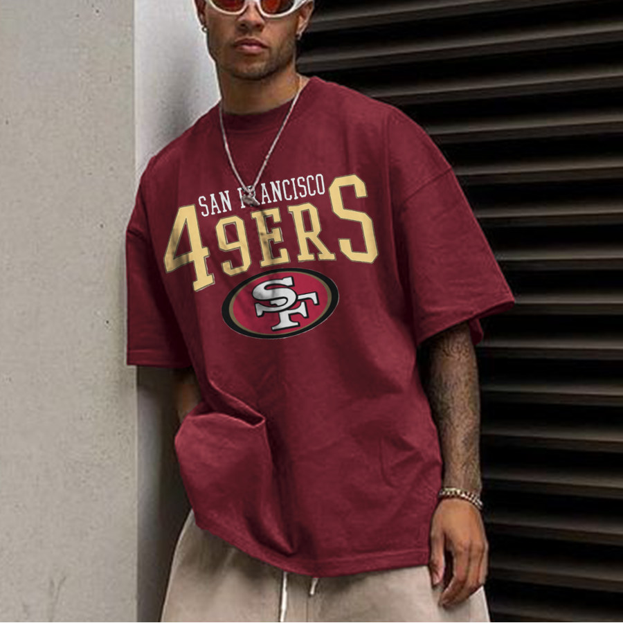 

Unisex Vintage Super Bowl 49ers Lässiges T-Shirt
