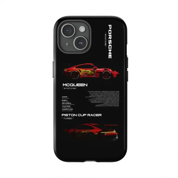 'Black & Red Racing' Double Layer Hard Case - Ootdyouth.com 