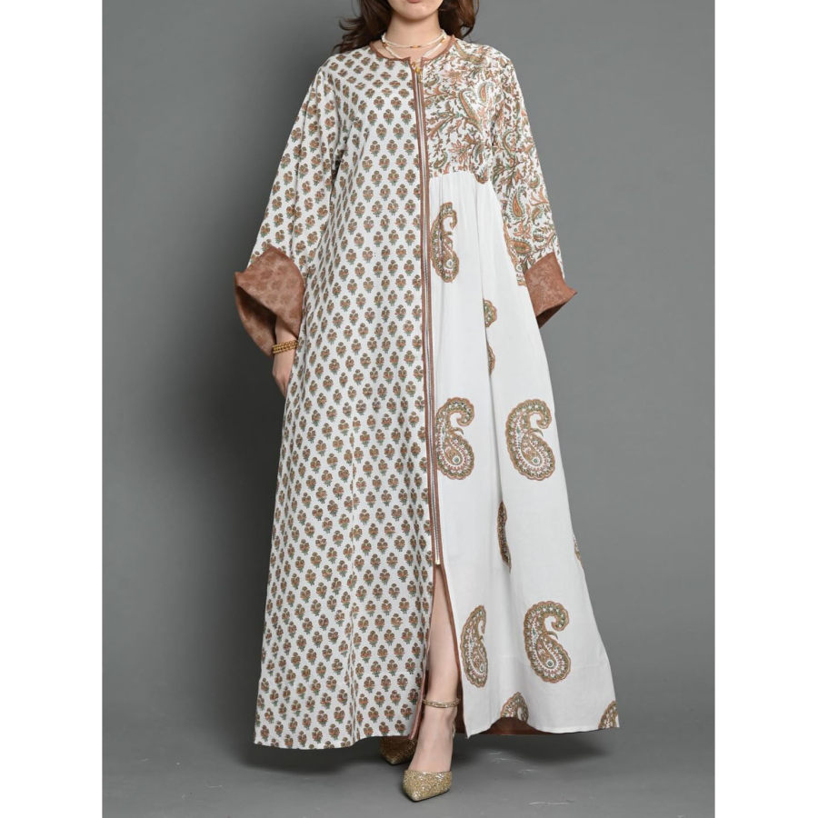 

Stylish Printed Ramadan Abaya Dress