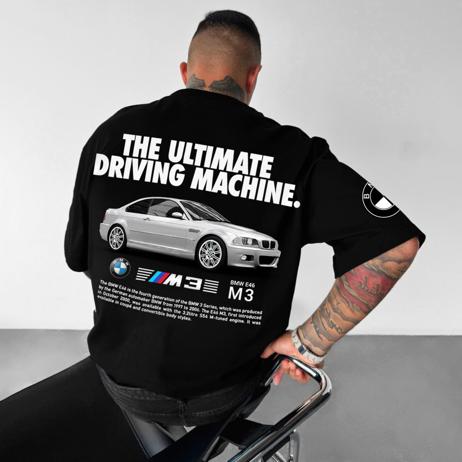 

Übergroßes Sportwagen-M3-T-Shirt