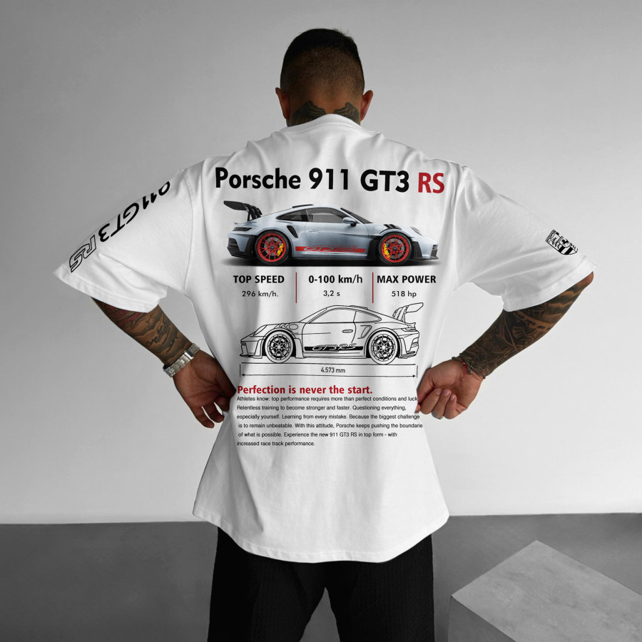 

Camiseta Oversize Sports Car 911 GT3RS