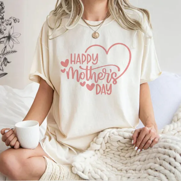 Women's Mother's Day Printed Casual T-Shirt - Spiretime.com 