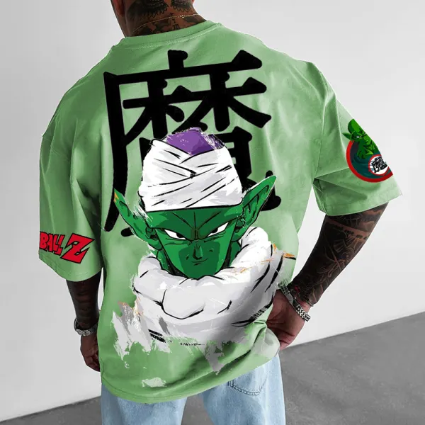 Contrast Cartoon Print T-shirt
