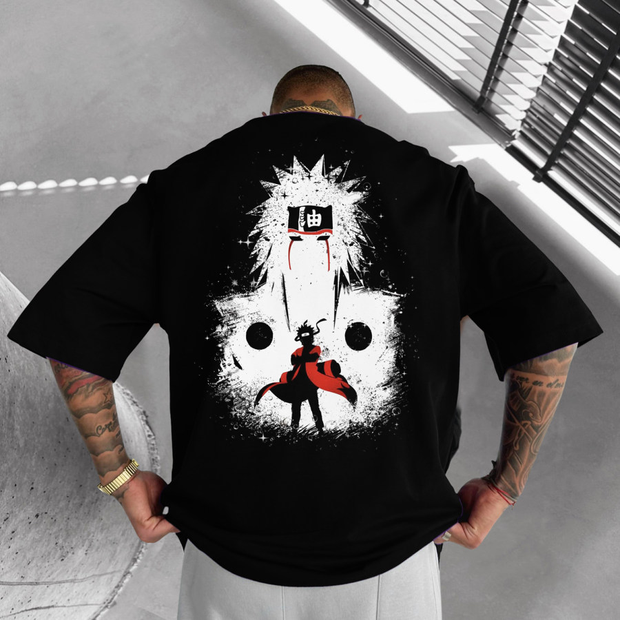 

T-shirt Unisexe Décontracté Imprimé Anime T-shirt Jiraiya