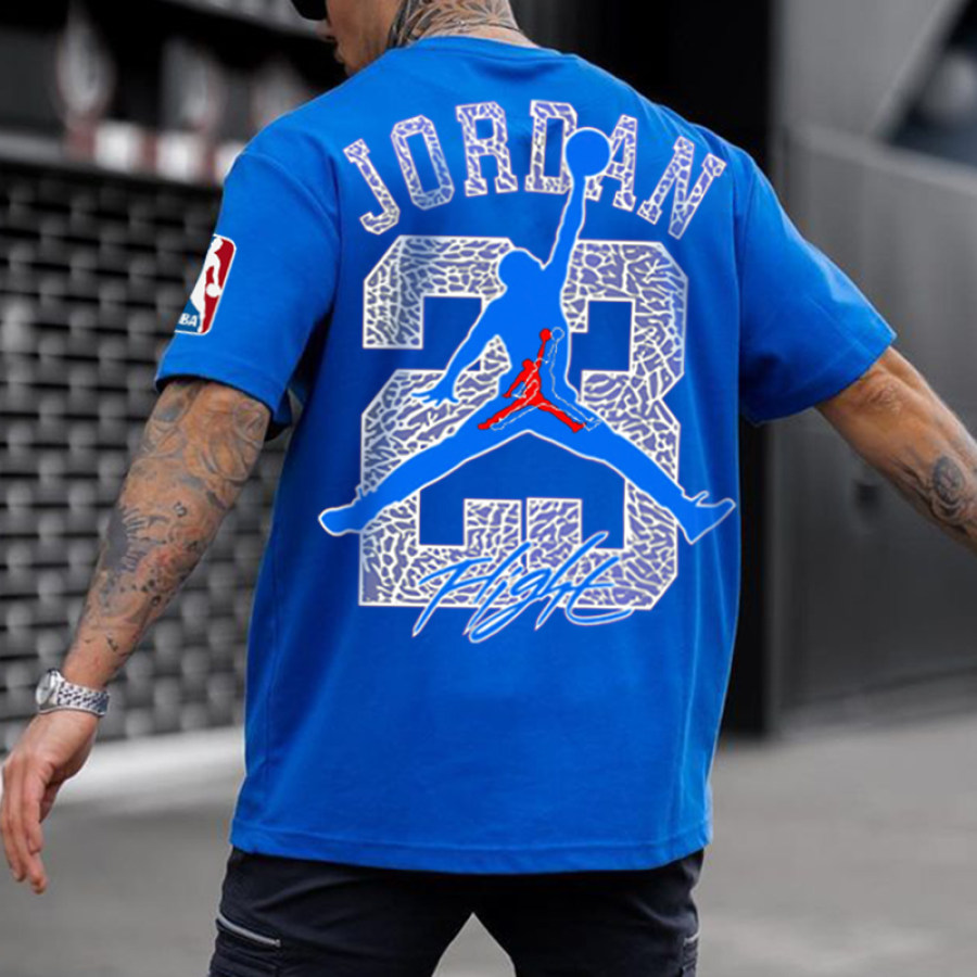 

Camiseta Deportiva Informal Con Estampado De Baloncesto Callejero De Gran Tamaño