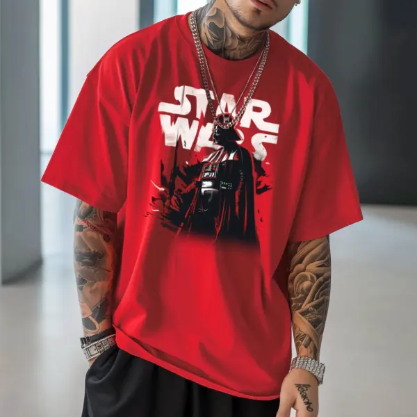 Stat WarsDarth Vader Sith Lord Men's Printed Fashion T-Shirt - Yiyistories.com 