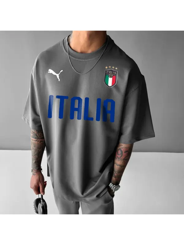 Italy FC Oversize Tee - Spiretime.com 