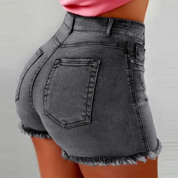 High-waisted denim shorts for street hipsters wq53 - Leanarea.chimpone.com 