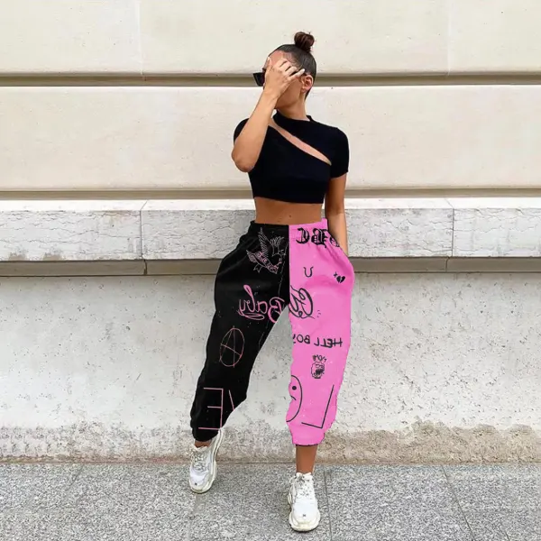 Loose fitness track pants - Leanarea.chimpone.com 