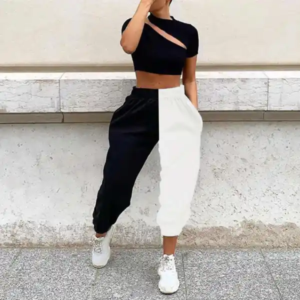 Loose fitness track pants - Leanarea.chimpone.com 