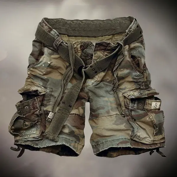 Mens Outdoor Camouflage Casual Shorts - Wayrates.com