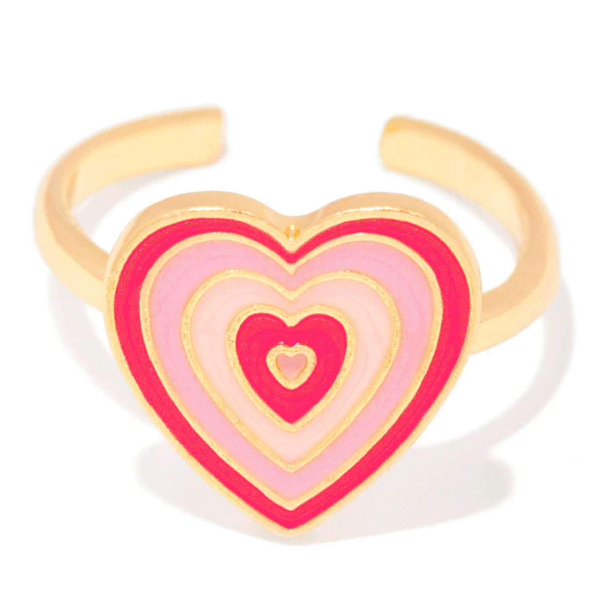 Love Flame Ring Adjustable Ring