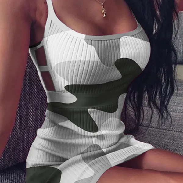 2020 Summer Sexy Camouflage Bodycon Dress - Leanarea.chimpone.com 