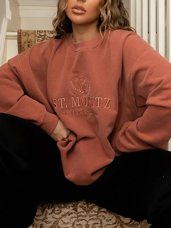 Women's fashion trend printing sweatshirt - Inkshe.com 