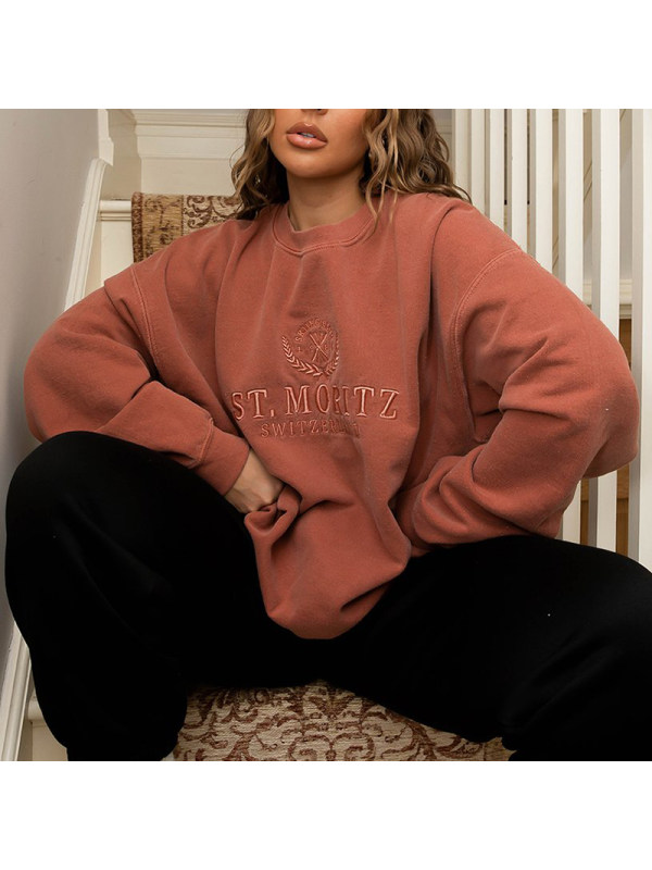 Women's fashion trend printing sweatshirt - Inkshe.com 