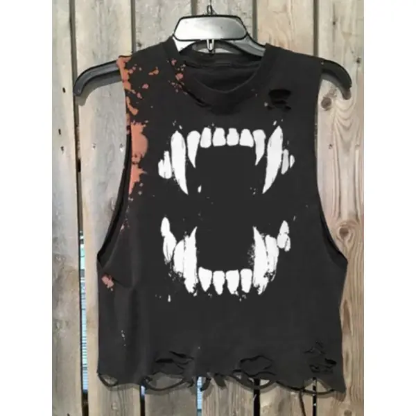 Casual and comfortable loose hole vest ss92 - Leanarea.chimpone.com 