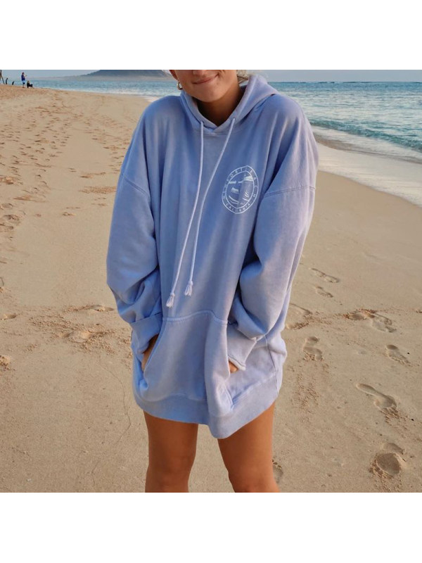 Vintage Basic Beach Sweatshirt - bayease.com