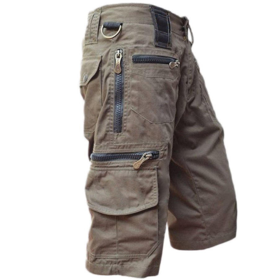 

Mens Zip Outdoor Sports Shorts