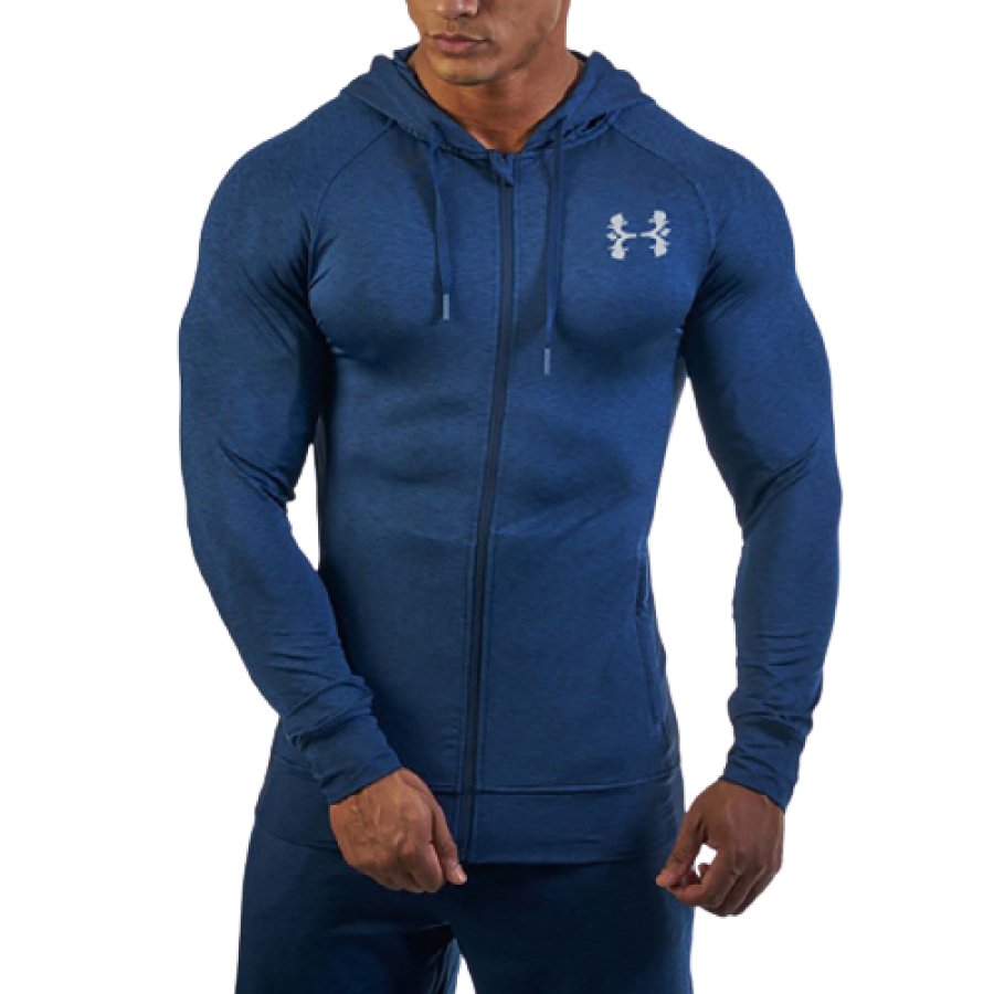 

Men's hooded long sleeve sweater wq30