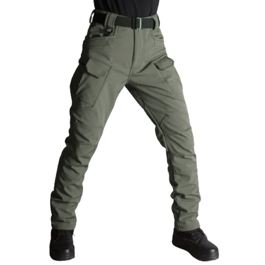 

Men's Outdoor Fleece Soft Shell Combat IX7 Shell Tactical Pants Overalls