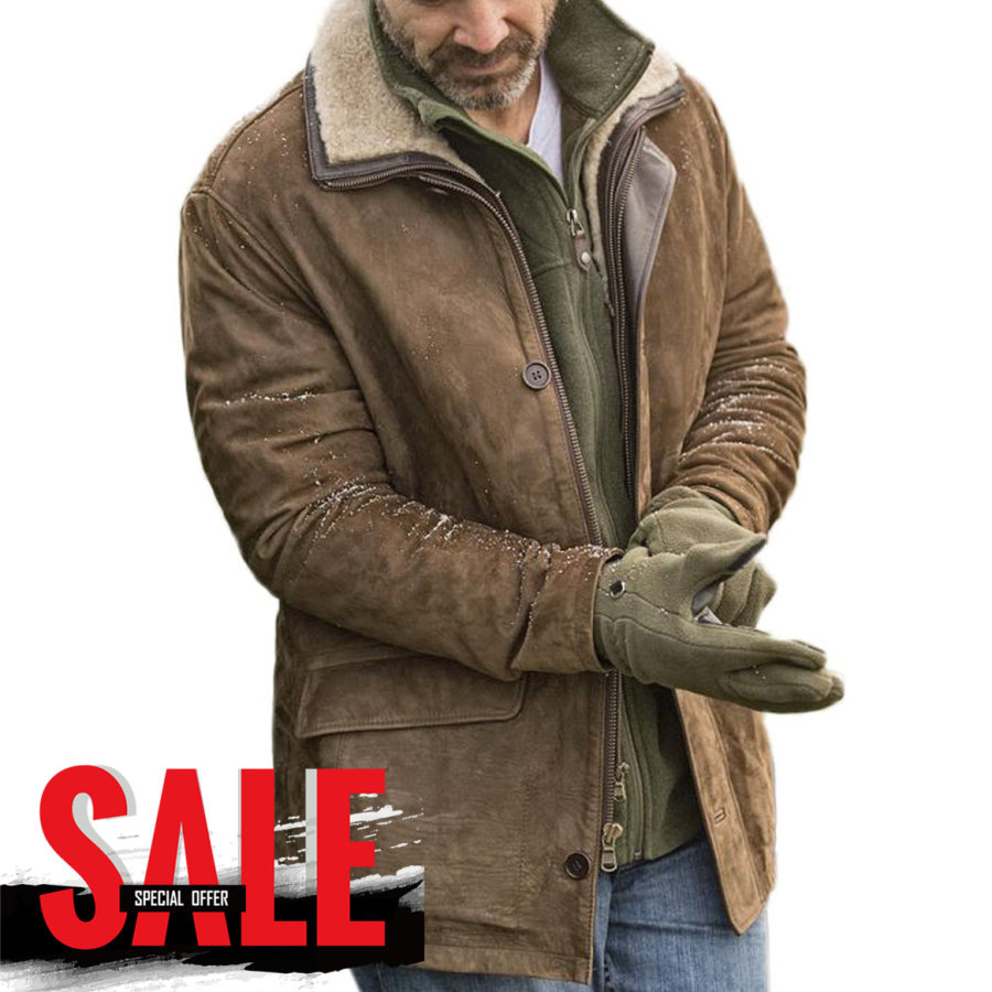 

Mens Outdoor Retro Warm Cotton Jacket