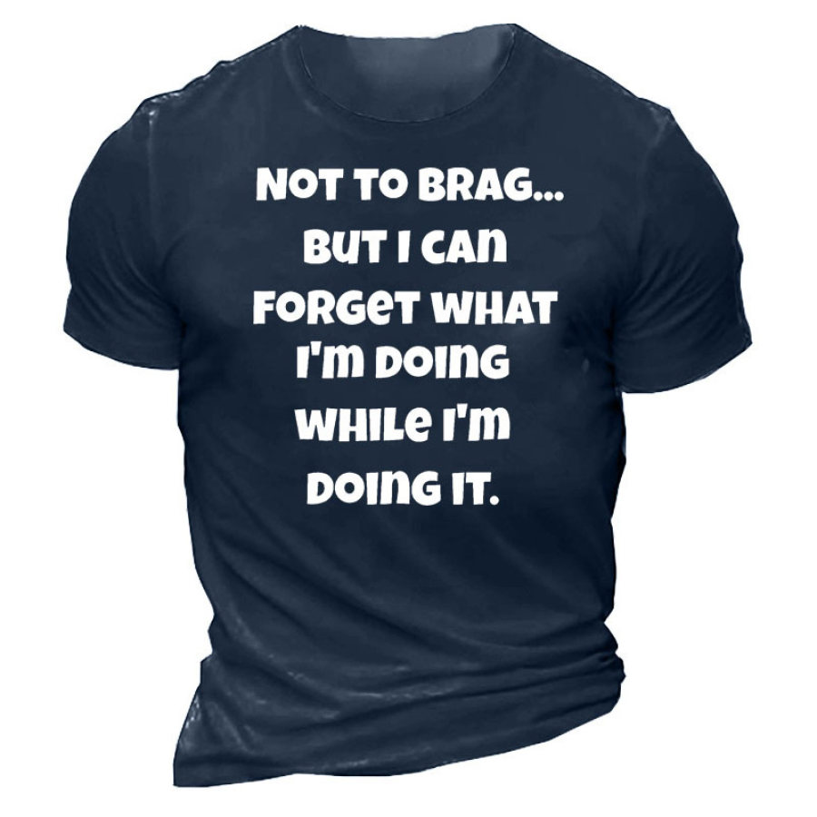 

Old Geezer Funny Sayings Men's Cotton Short Sleeve T-Shirt