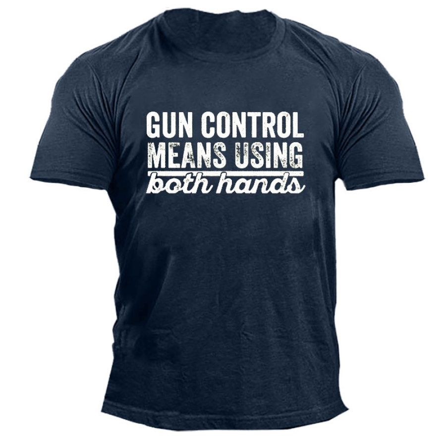 

Gun Control Men's Short Sleeve T-Shirt