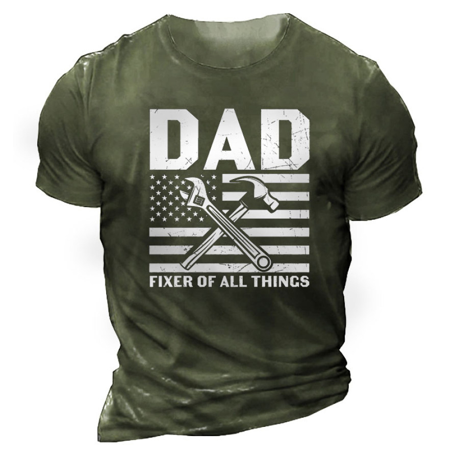 

Dad Fixer Of All Thing Men's Short Sleeve T-Shirt