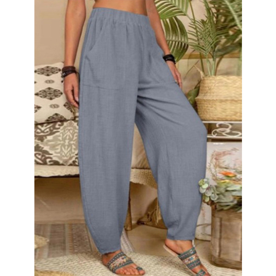 

Cotton And Linen Fashionable Loose Pants