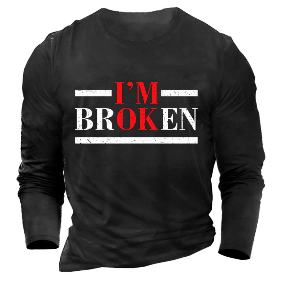 

I'm Broken Men's Cotton Shirt