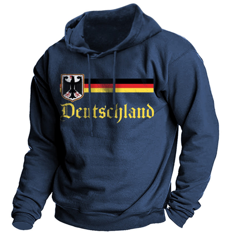 

Men's German Flag Print Hoodie