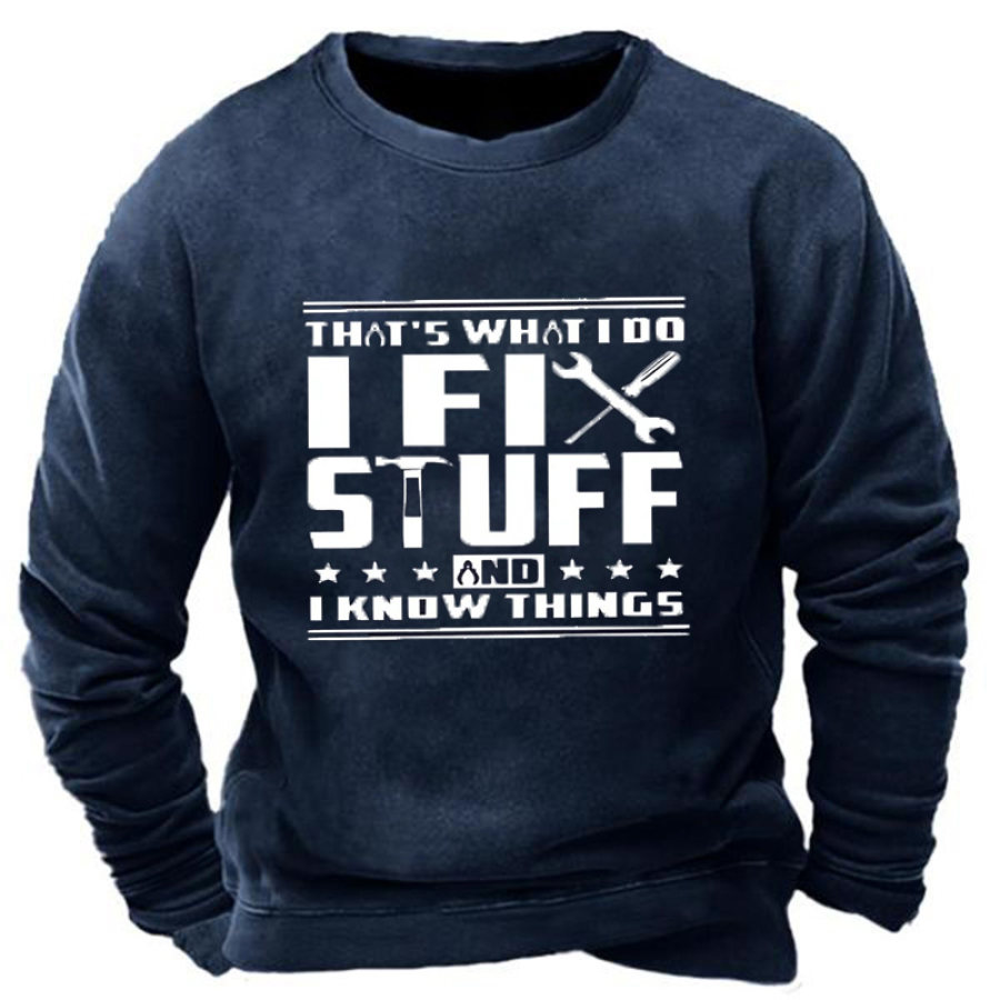 

Men's Outdoor Casual Round Neck Long Sleeve Sweatshirt