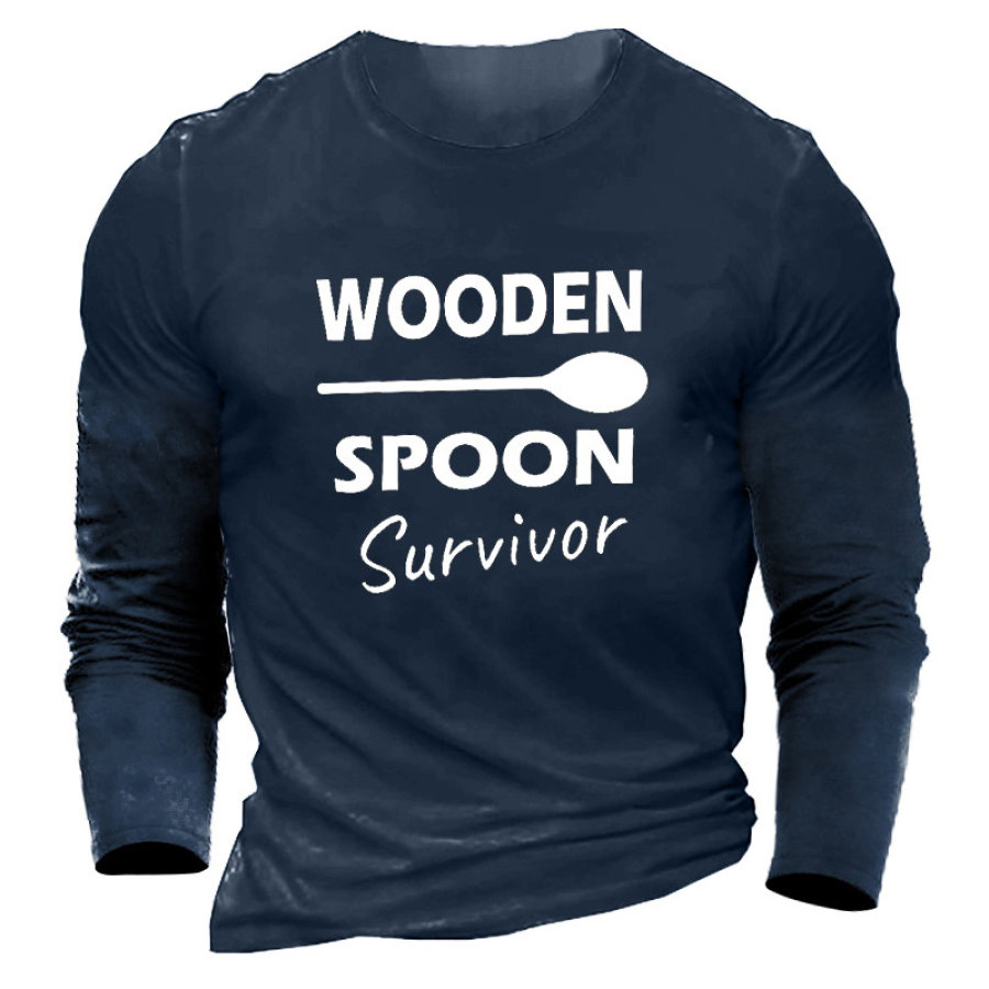 

Hynek Rajtr Wooden Spoon Survivor Cotton Men'S Shirt