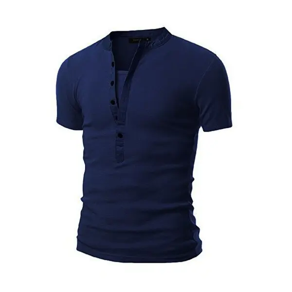 Men's Breathable Wicking Solid Color Short-Sleeved T-shirt - Styletaken.chimpone.com 