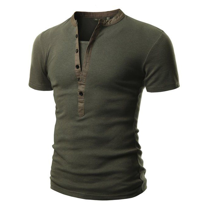 Men's Breathable Wicking Solid Chic Color Short-sleeved T-shirt