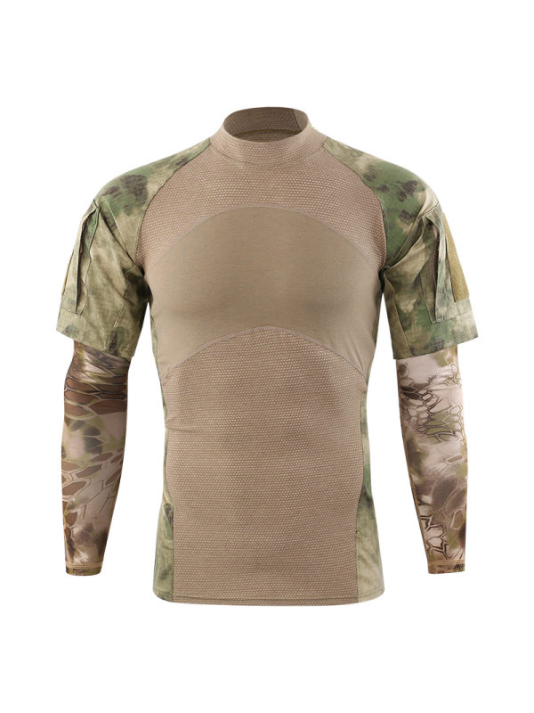 Python Sleeve Moisturizing Wicking Camouflage T Shirt