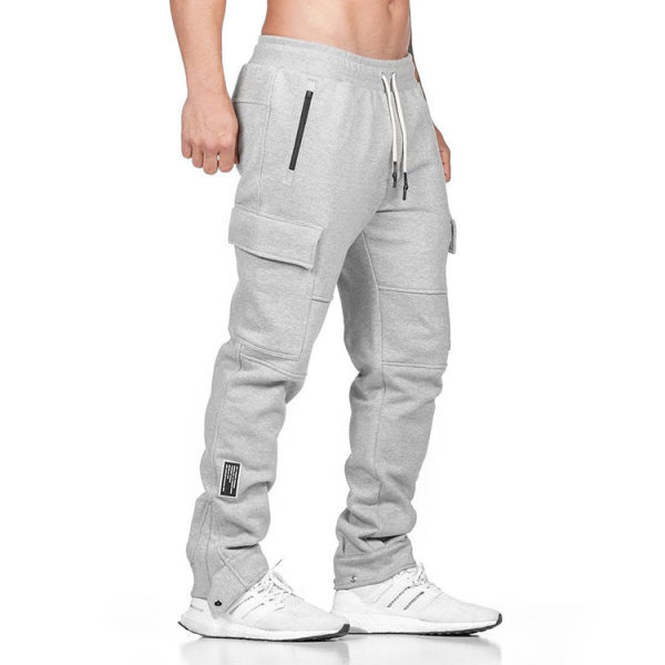mens black sports trousers