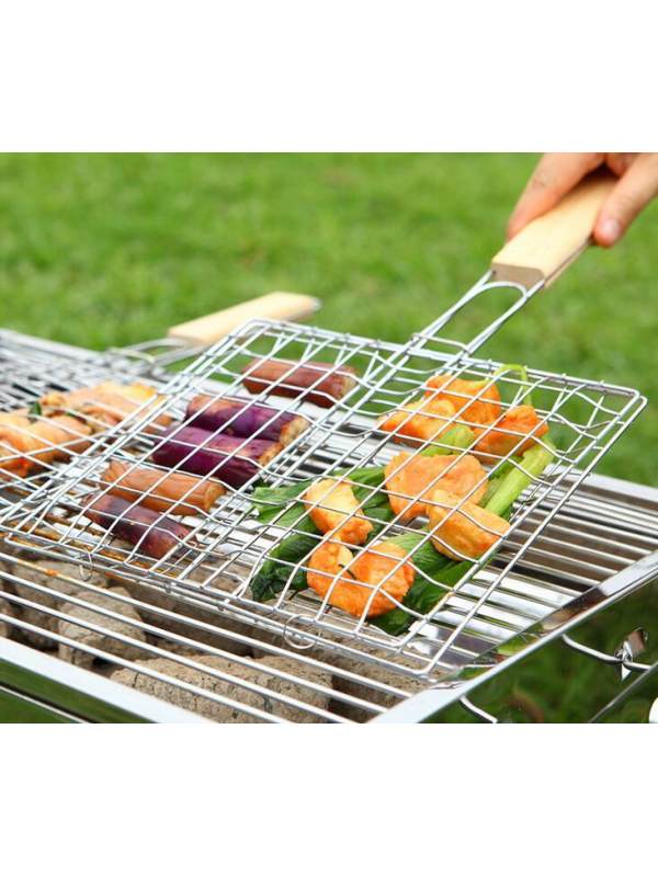 Stainless steel outdoor multi function barbecue
