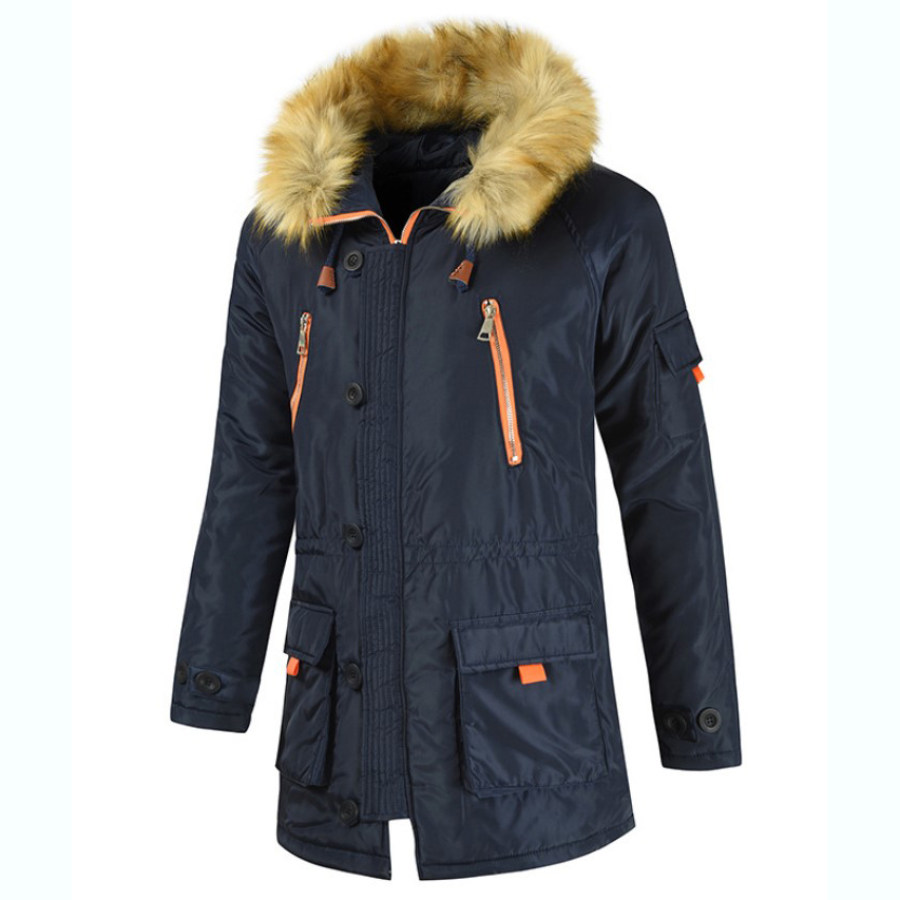 

Men's outdoor windproof and warm jacket