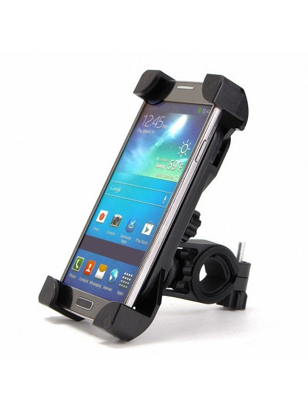 Bicycle mobile phone holder universal rear view mirror navigation bracket