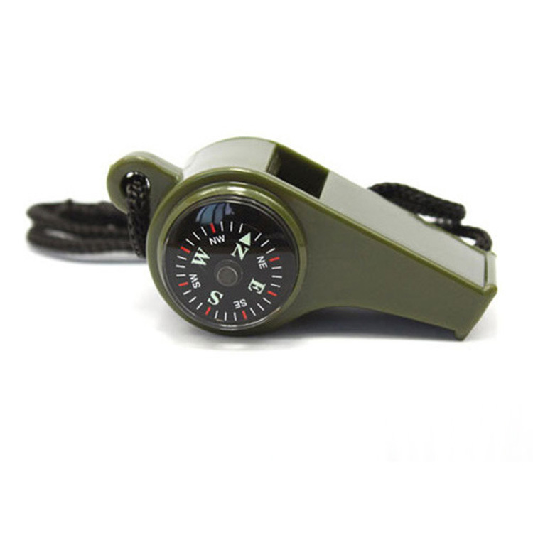 Outdoor Thermometer Compass Multi-function Chic Boom Whistle