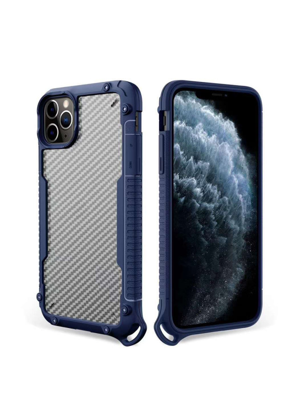 Transparent carbon fiber anti fall fashion phone case for iphone