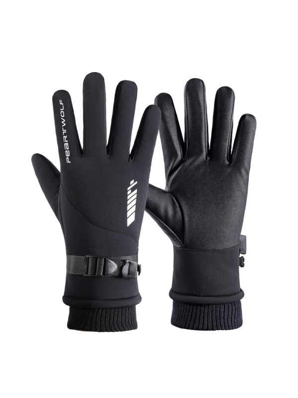Outdoor cycling ski mountaineering warm gloves