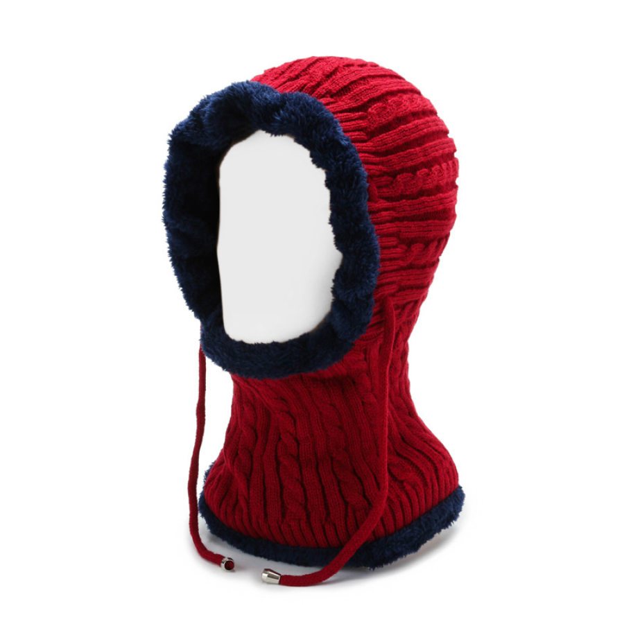 

Outdoor velvet warm knitted fashion cap