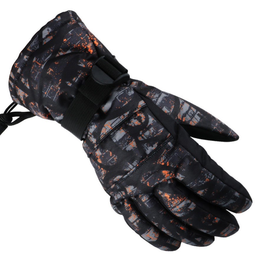 

Outdoor Velvet Warm Ski Riding Gloves